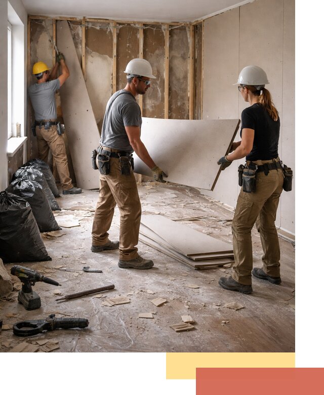 Демонтаж стеновых панелей в Курчатове быстро и аккуратно