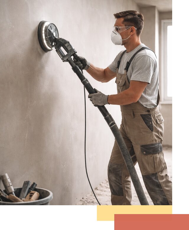 Профессиональная шлифовка стен в Курчатове быстро и качественно