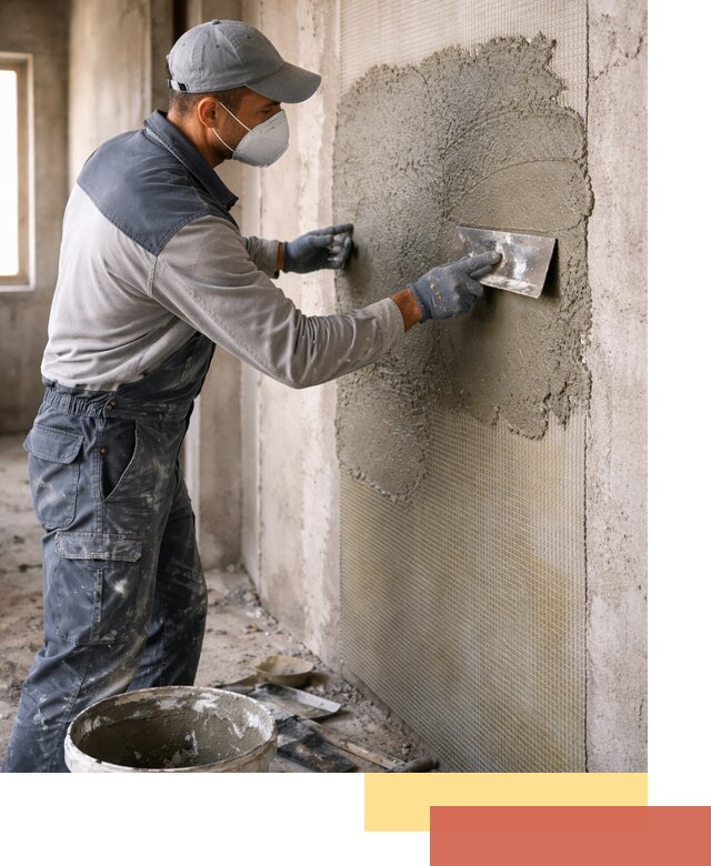 Штукатурка стен по сетке в Курчатове под ключ качественно и быстро