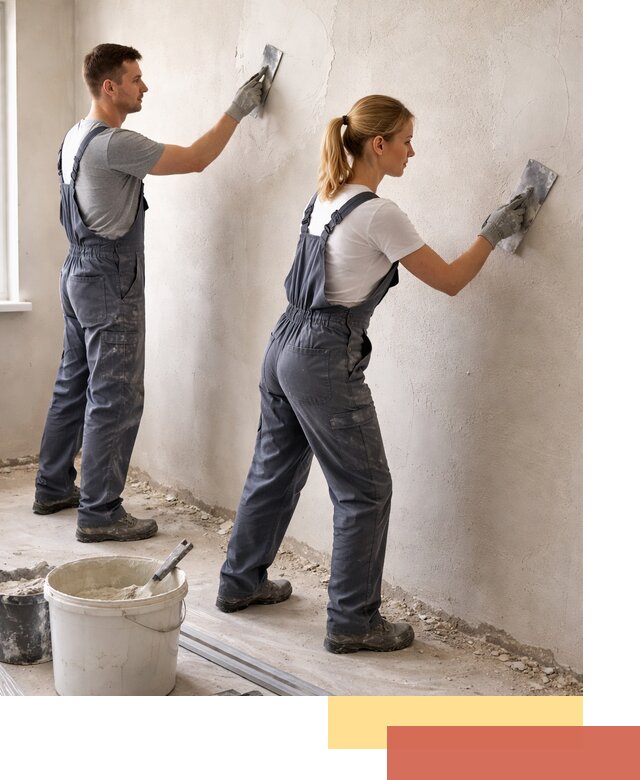 Штукатурка стен под обои в Курчатове профессионально и быстро