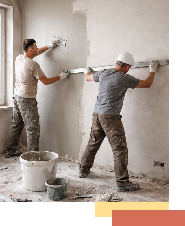 Штукатурка стен под покраску в Курчатове качественно и быстро