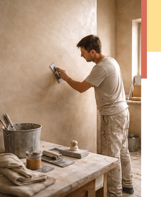 Марокканская штукатурка таделакт в Курчатове под ключ от 4279 руб. | ОТДЕЛОЧНИК-Крч