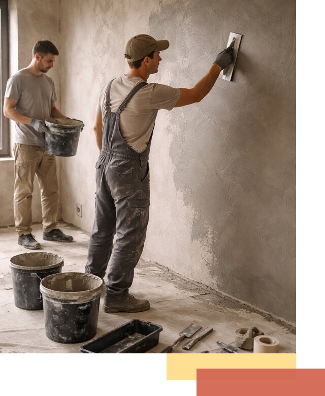 Нанесение микроцемента на стены в Курчатове качественно и быстро