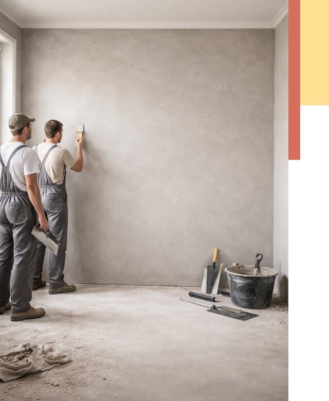 Микробетон на стены в Курчатове от 1274 руб. — нанесение и отделка | ОТДЕЛОЧНИК-Крч