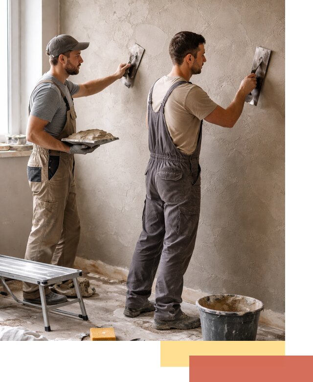 Ремонт декоративной штукатурки и восстановление фактуры в Курчатове