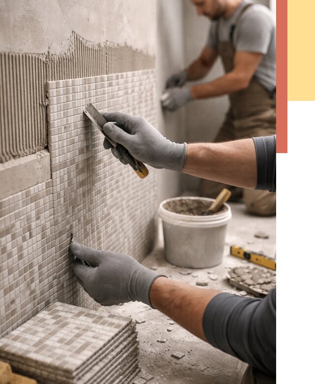 Облицовка стен мозаикой в Курчатове от 3260 руб/м2 — укладка мозаики на стены | ОТДЕЛОЧНИК-Крч