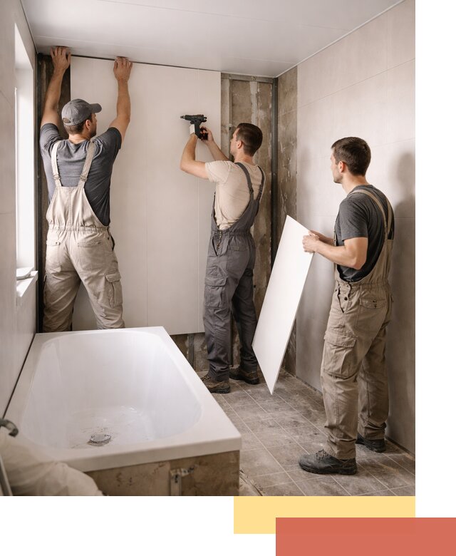 Отделка ванной панели ПВХ профессионально в Курчатове