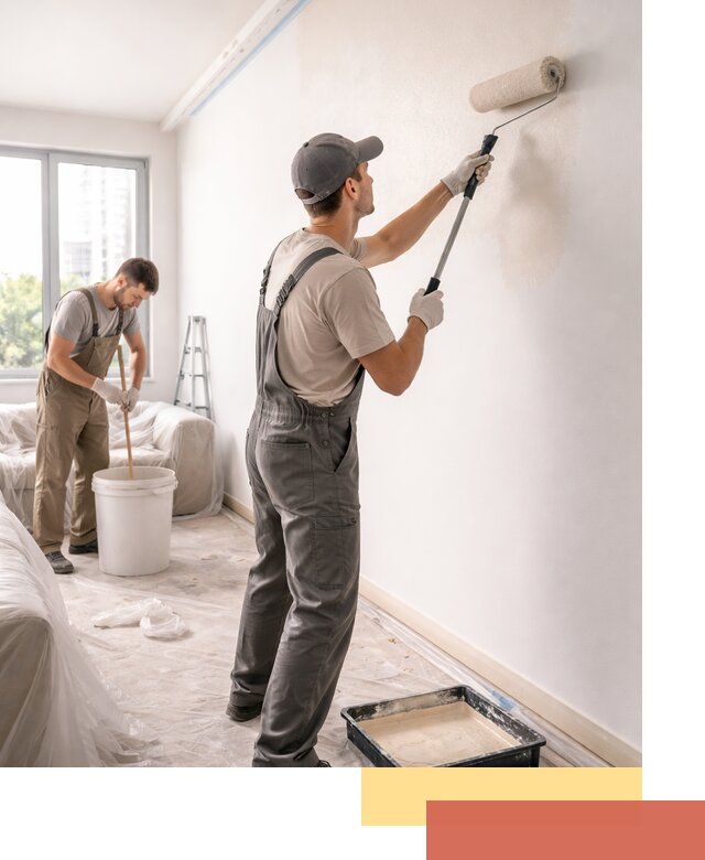 Покраска стен в офисе в Курчатове — быстрый и качественный ремонт