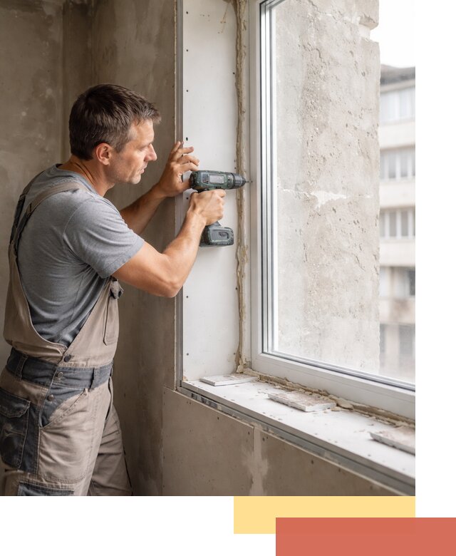 Монтаж гипсокартонных откосов в Курчатове под ключ