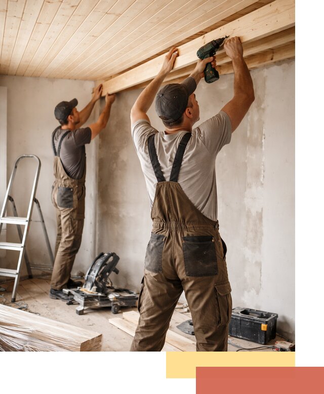 Монтаж потолка из вагонки в Курчатове профессионально и аккуратно