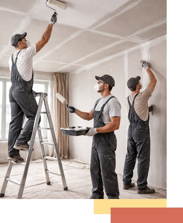 Покраска потолка из гипсокартона в Курчатове качественно и недорого