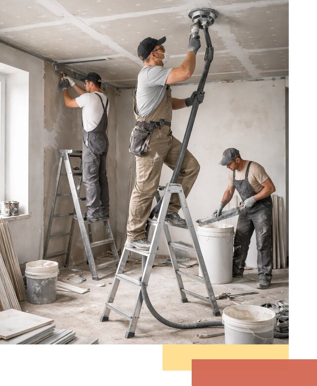 Ремонт потолка из гипсокартона в Курчатове: быстрый и качественный монтаж