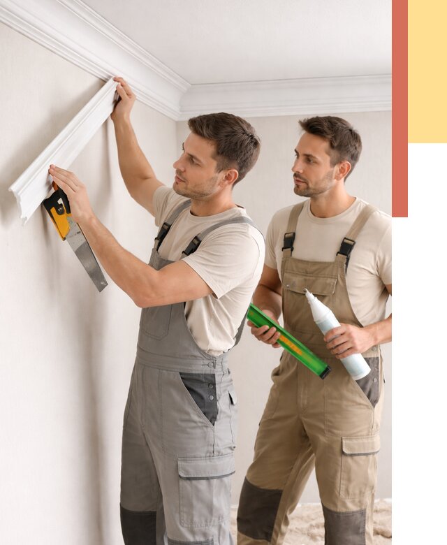 Монтаж потолочного плинтуса в Курчатове от 2343 руб. — быстро и недорого | ОТДЕЛОЧНИК-Крч